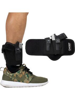 Universal Ankle Holster for Concealed Carry | Leg Gun Holster with Magazine